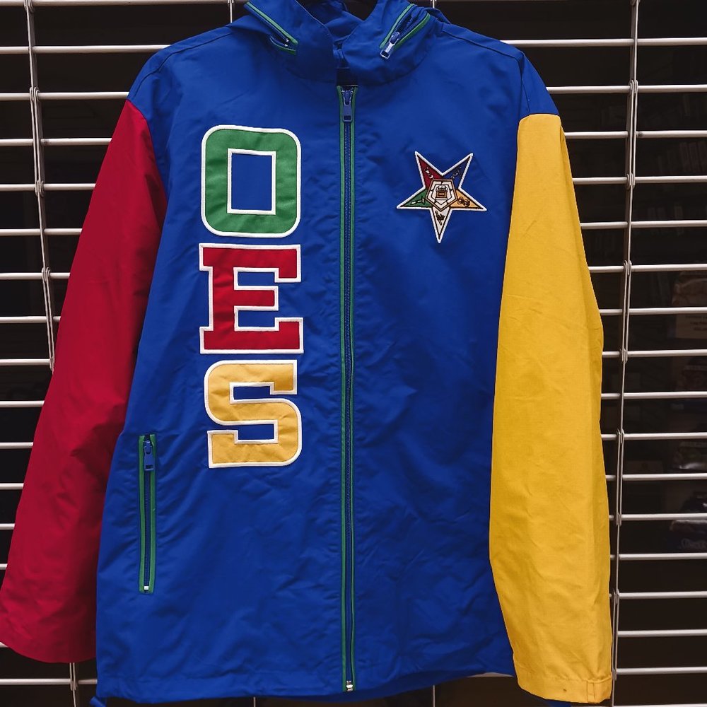 Order of the Eastern Star Multicolor Windbreaker